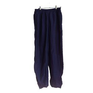 Givenchy Activewear Women's Nylon Blue Lined Pockets Drawstring Joggers M